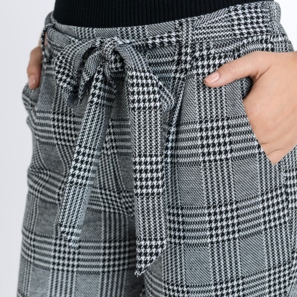 Plaid Ankle Pants Pattern Checkmate Trousers - Picture 7 of 8